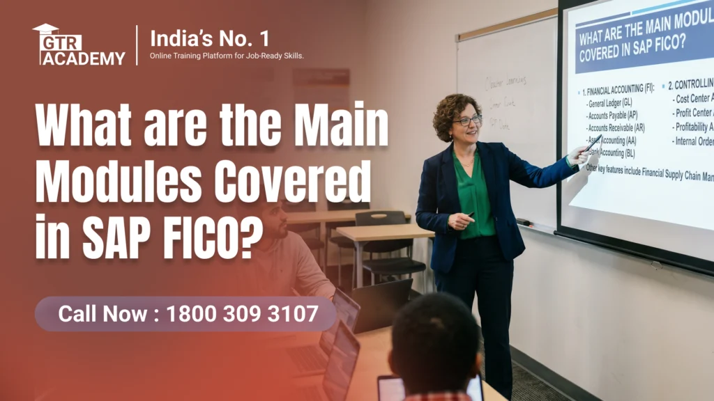 Modules Covered in SAP FICO