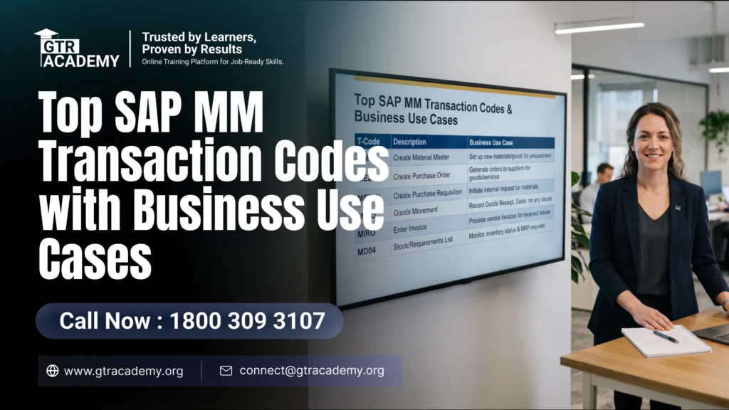 SAP MM Transaction Codes