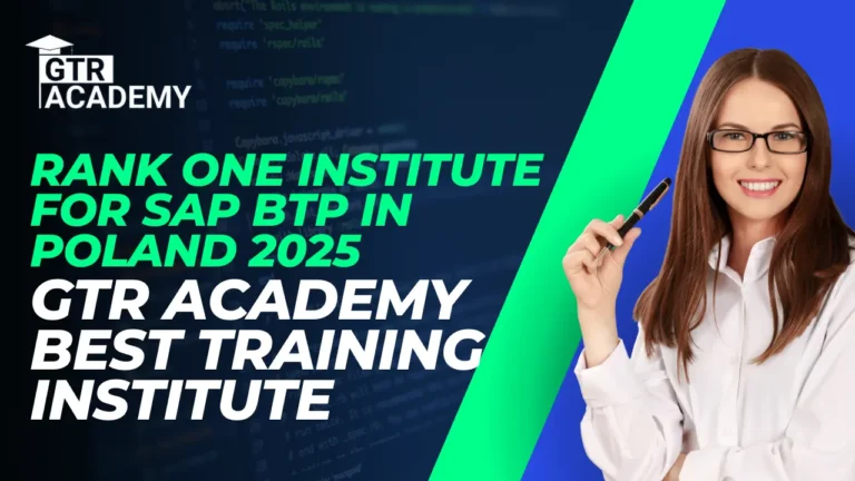 Rank One Institute for SAP BTP in Poland