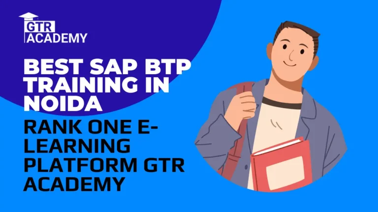 SAP BTP Training in Noida