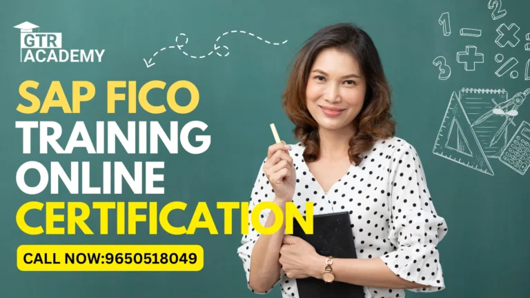 SAP FICO Training Online Certification