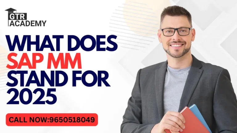 What Does SAP MM Stand For