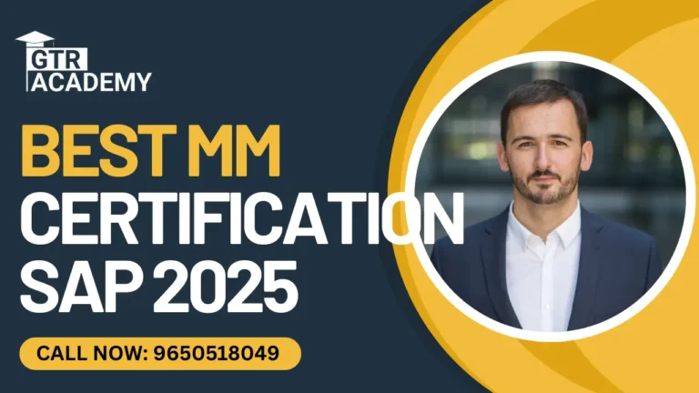 MM Certification in SAP