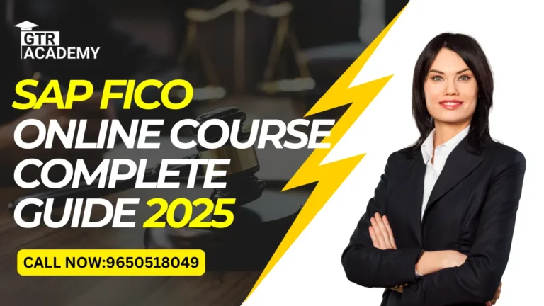 SAP FICO Online Course Complete Guide