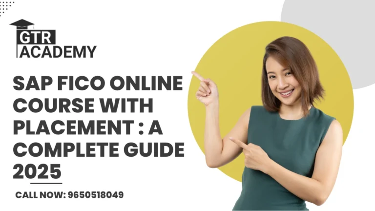 SAP FICO Online Course with Placement