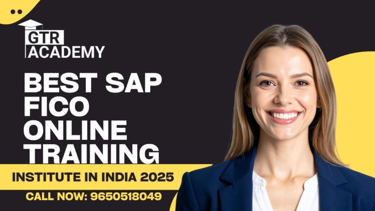 SAP FICO Online Training Institute in India
