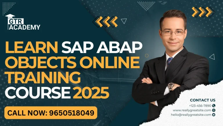 Learn SAP ABAP Objects Online Training Course