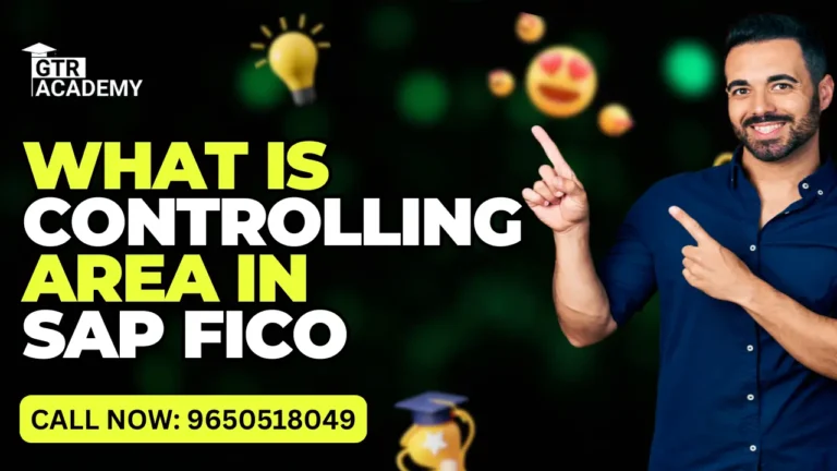 what is controlling area in sap fico