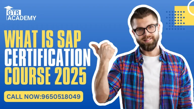 What is SAP Certification Course