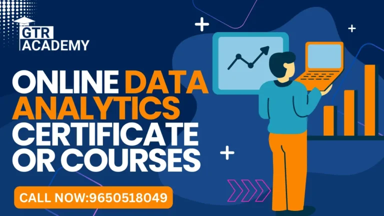 Online Data Analytics Certificate or Courses