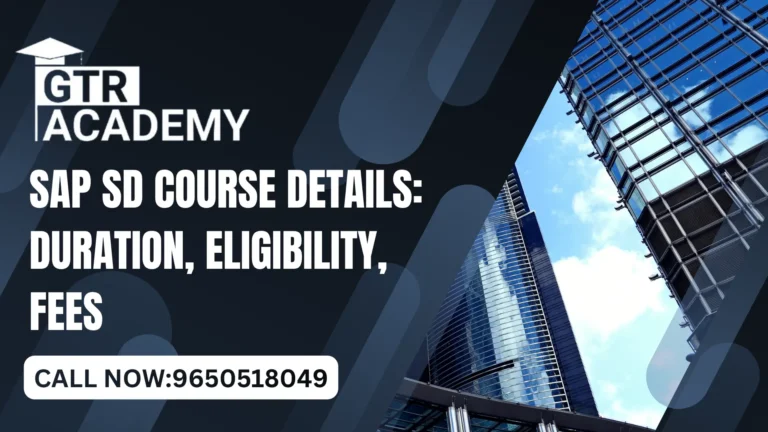 SAP SD Course