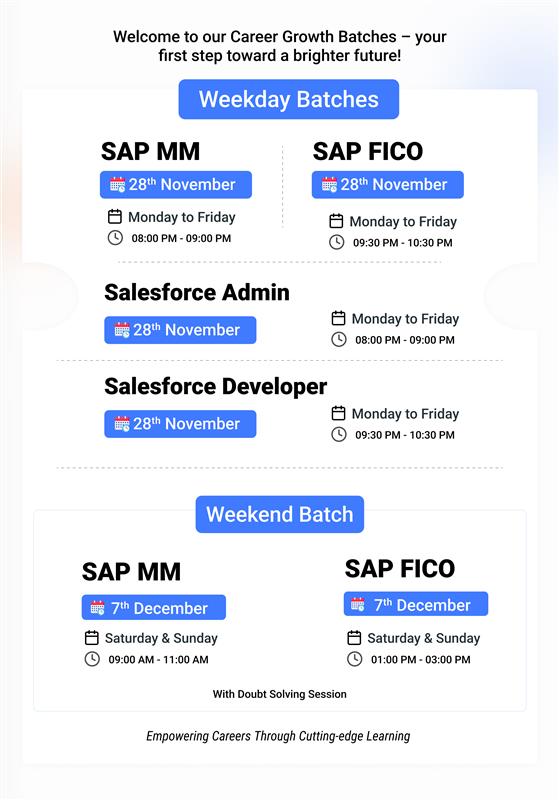 New-November-December-batches-