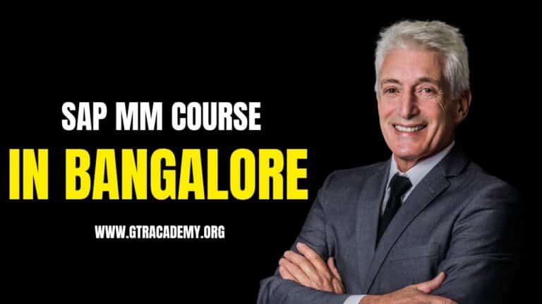 SAP MM Course in Bangalore 2025