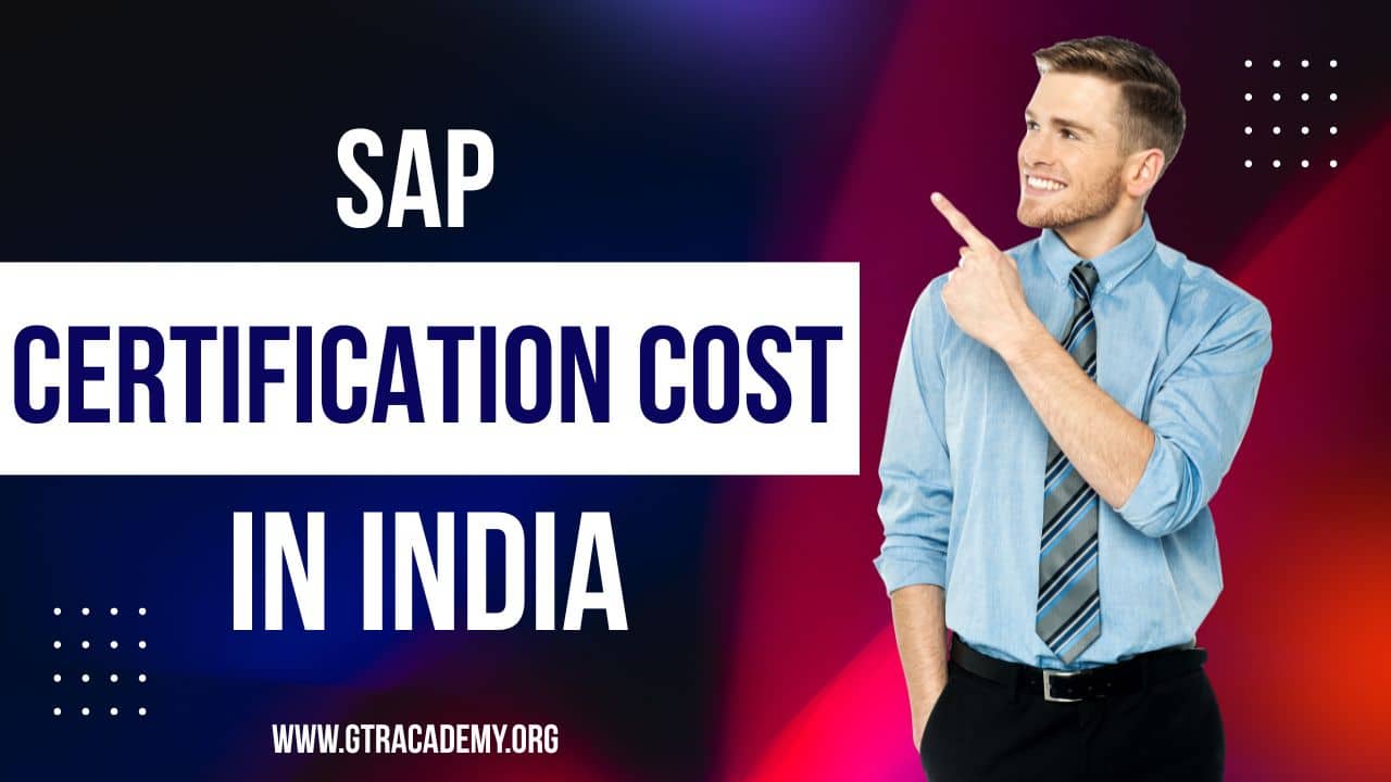 SAP Certification Cost in India