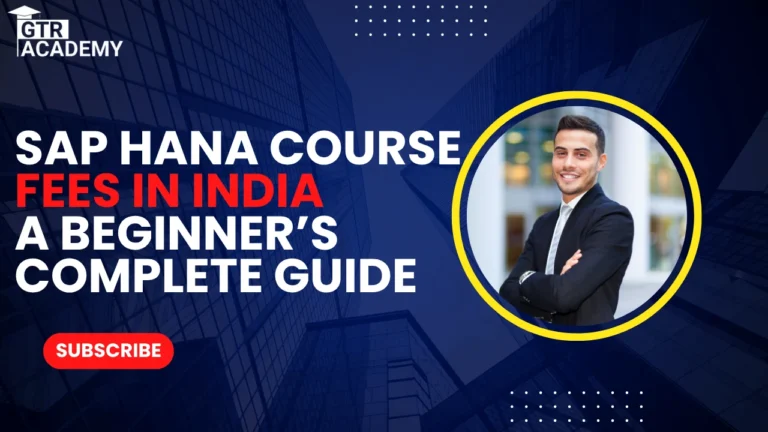 SAP HANA Course Fees