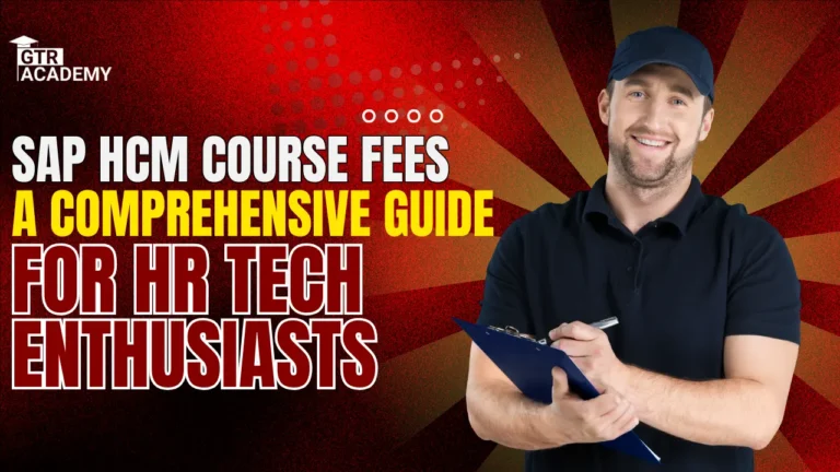 SAP HCM Course Fees