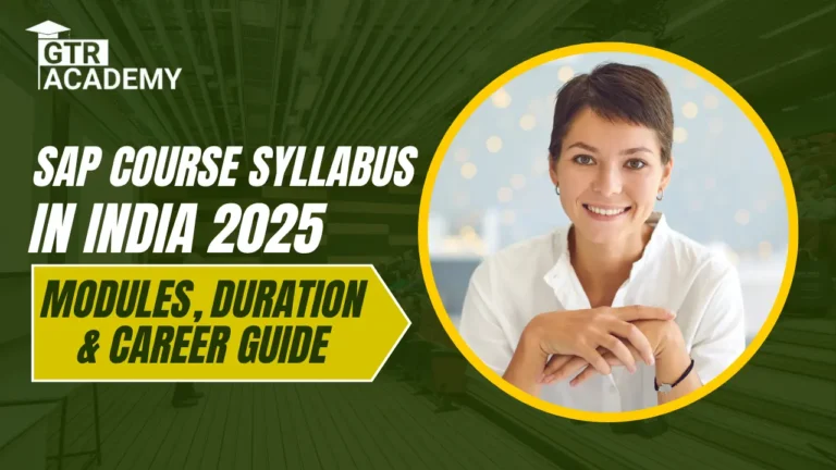SAP Course Syllabus