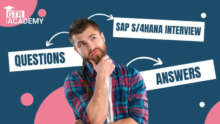 SAP S/4HANA interview questions