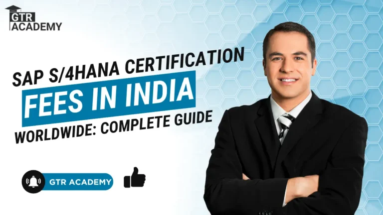 SAP S/4HANA Certification Fees