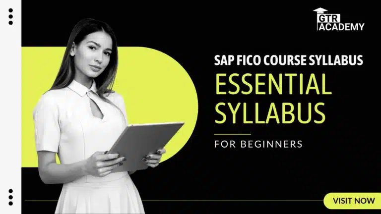 SAP FICO course syllabus