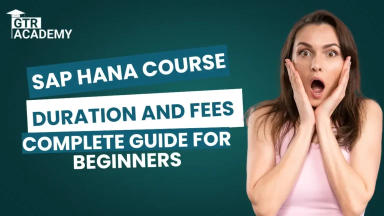 SAP HANA Course Duration
