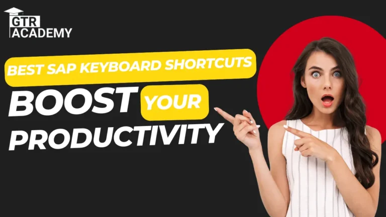 SAP Keyboard Shortcuts
