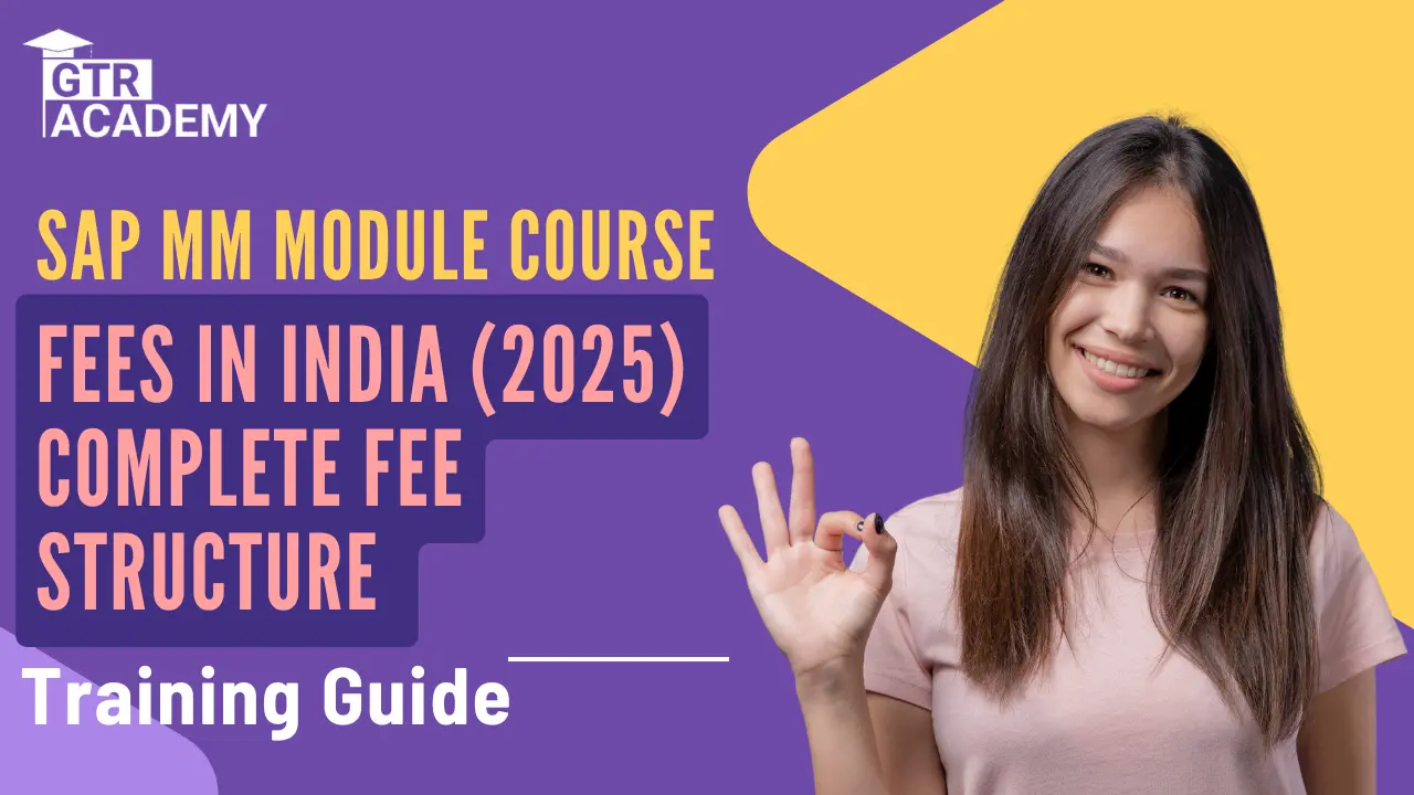 SAP MM Module Course Fees