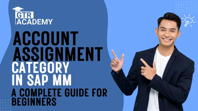 Account Assignment Category in SAP MM
