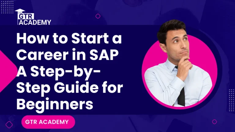 How to Start a Career in SAP
