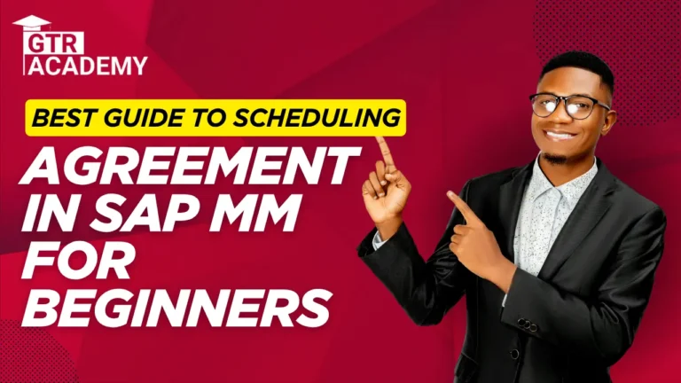Scheduling Agreement in SAP MM