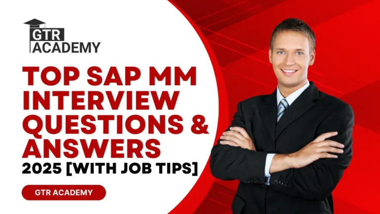 SAP MM Interview Questions and Answers