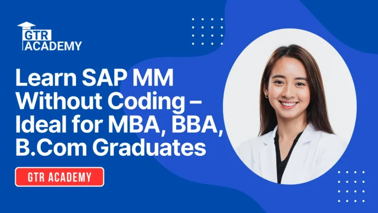 SAP MM Without Coding