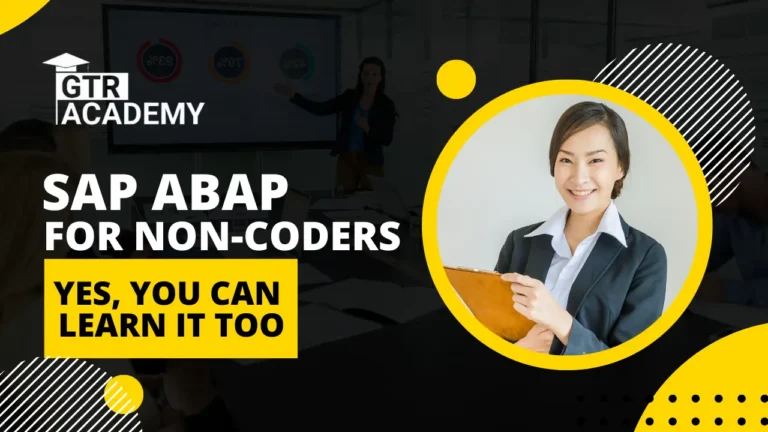 SAP ABAP for Non-Coders
