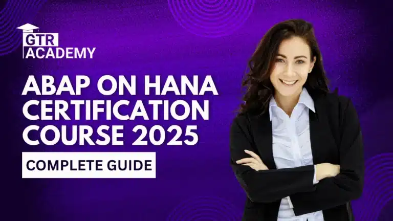 ABAP on HANA Certification
