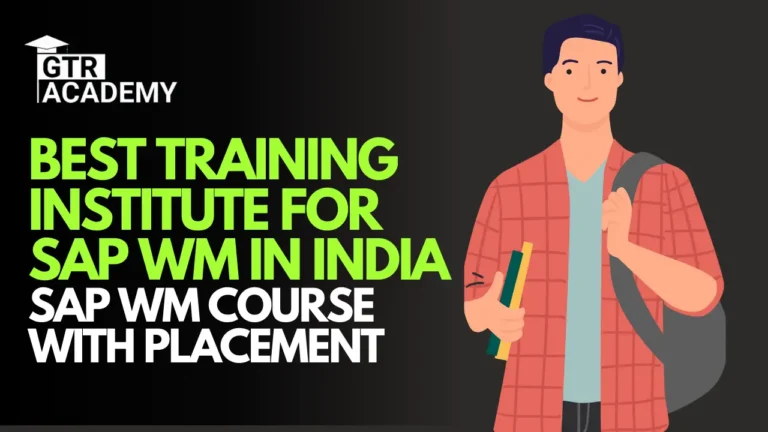 Best Training Institute for SAP WM