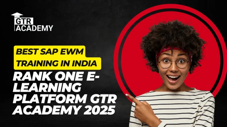 Best SAP EWM Training in India