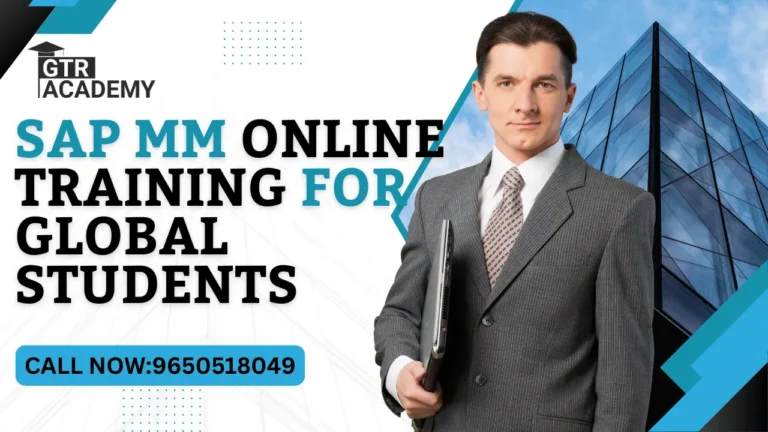 Best SAP MM Online Training for Global Students (2025) – Learn with GTR Academy 19 SAP MM Online Training for Global Students