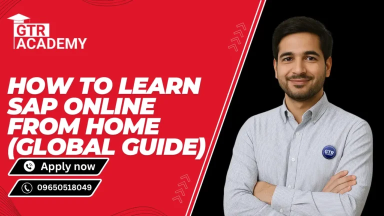 Learn SAP Online from Home