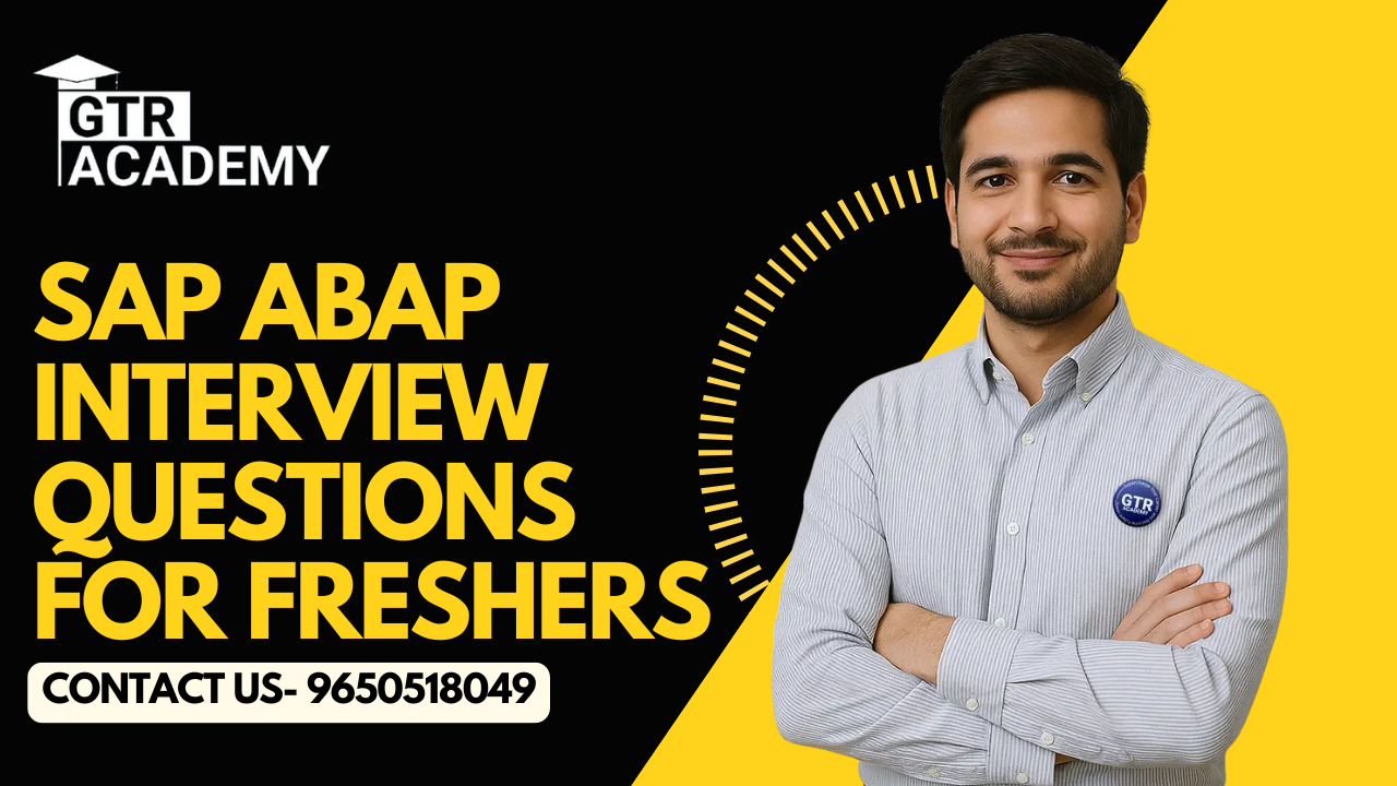 Blog 96 Best SAP ABAP Interview Questions for Freshers 2025