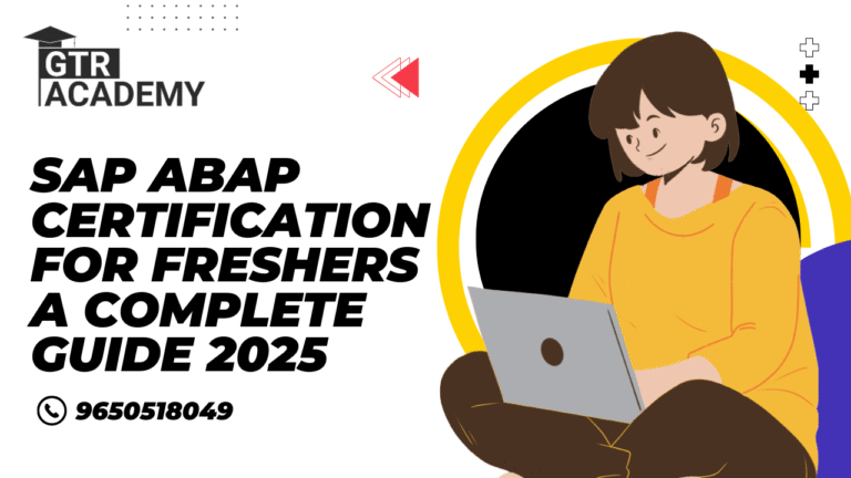 SAP ABAP Certification for Freshers