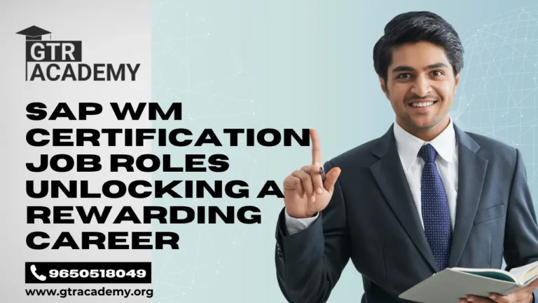 SAP WM Certification Job Roles