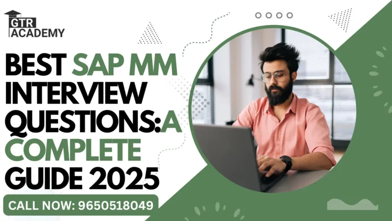 Top SAP MM Interview Questions and Answers