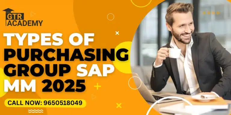 Types of Purchasing Group in SAP MM