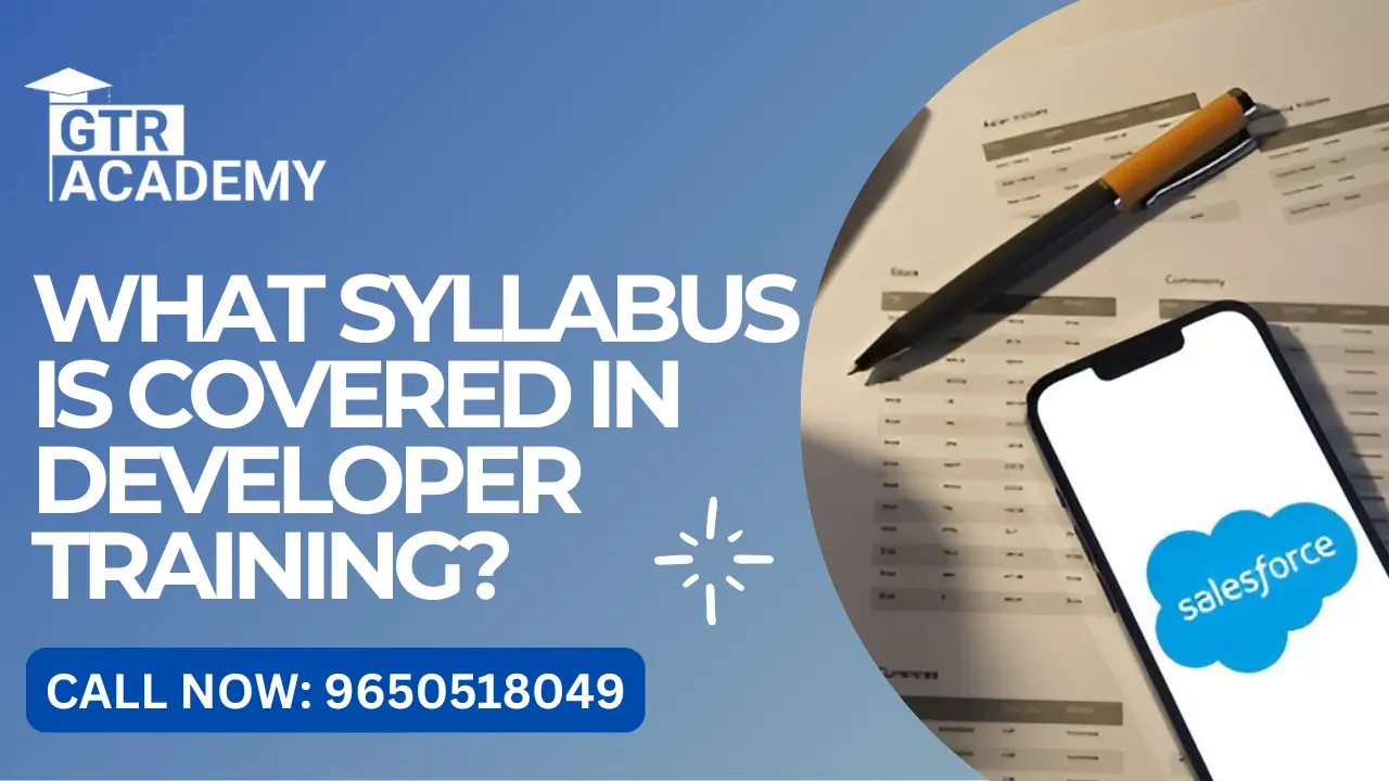 What Syllabus Is Covered in Developer Training
