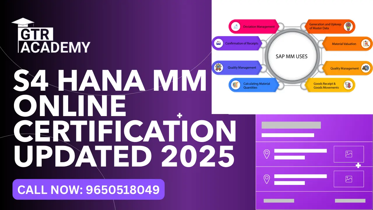 S4 HANA MM Online Certification