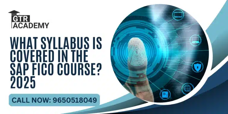 What Syllabus Is Covered in the SAP FICO Course