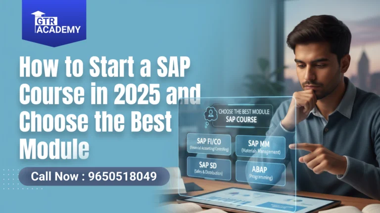 Start a SAP Course
