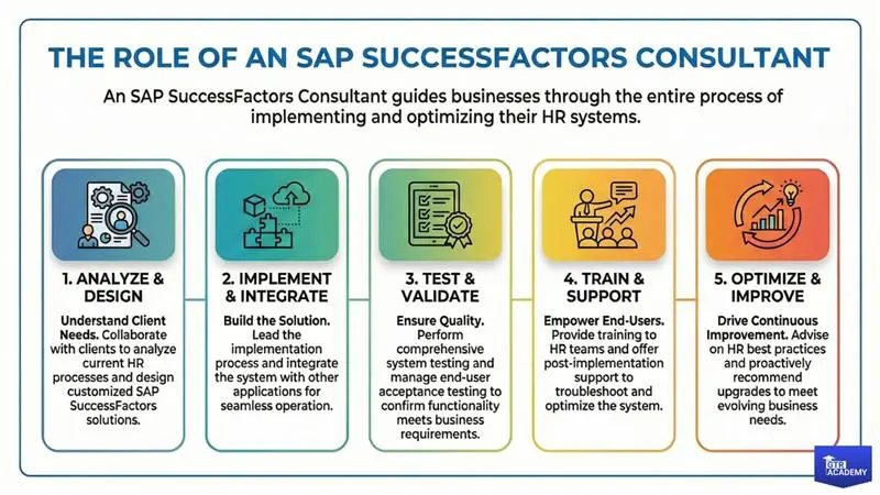 Roles​‍​‌‍​‍‌​‍​‌‍​‍‌ and Responsibilities of a SAP SuccessFactors Consultant 2025