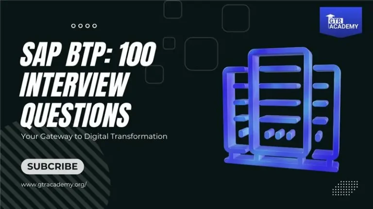 SAP BTP Capabilities