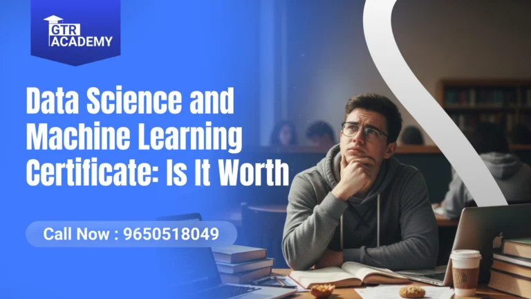 Data Science and Machine Learning Certificate